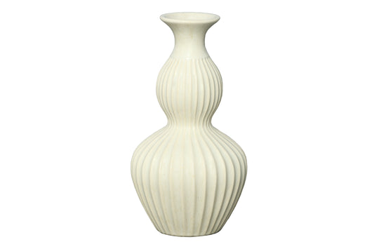 Ceramic Vase Gloss Finish White