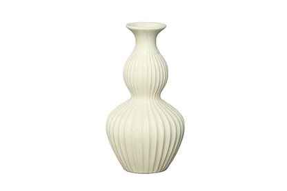 Ceramic Vase Gloss Finish White