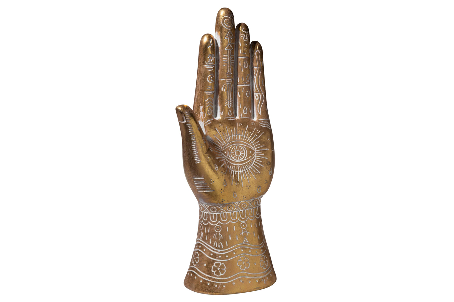 Ceramic Left Hand Figurine Matte Finish