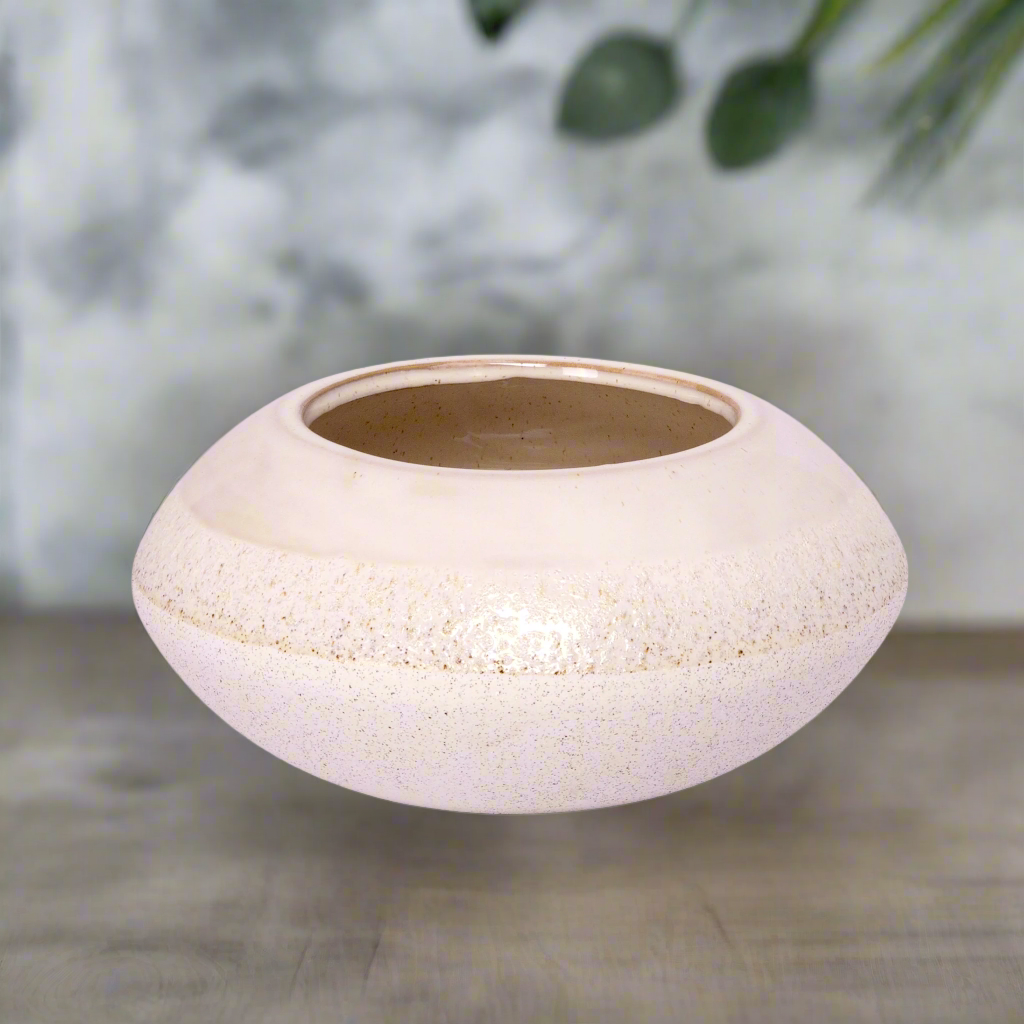 Monica Ceramic Oval Planter