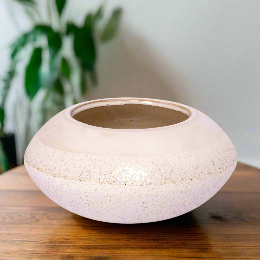 Monica Ceramic Oval Planter