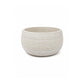 Squat Bowl-Shaped Ceramic Flower Pot With Two-Tone