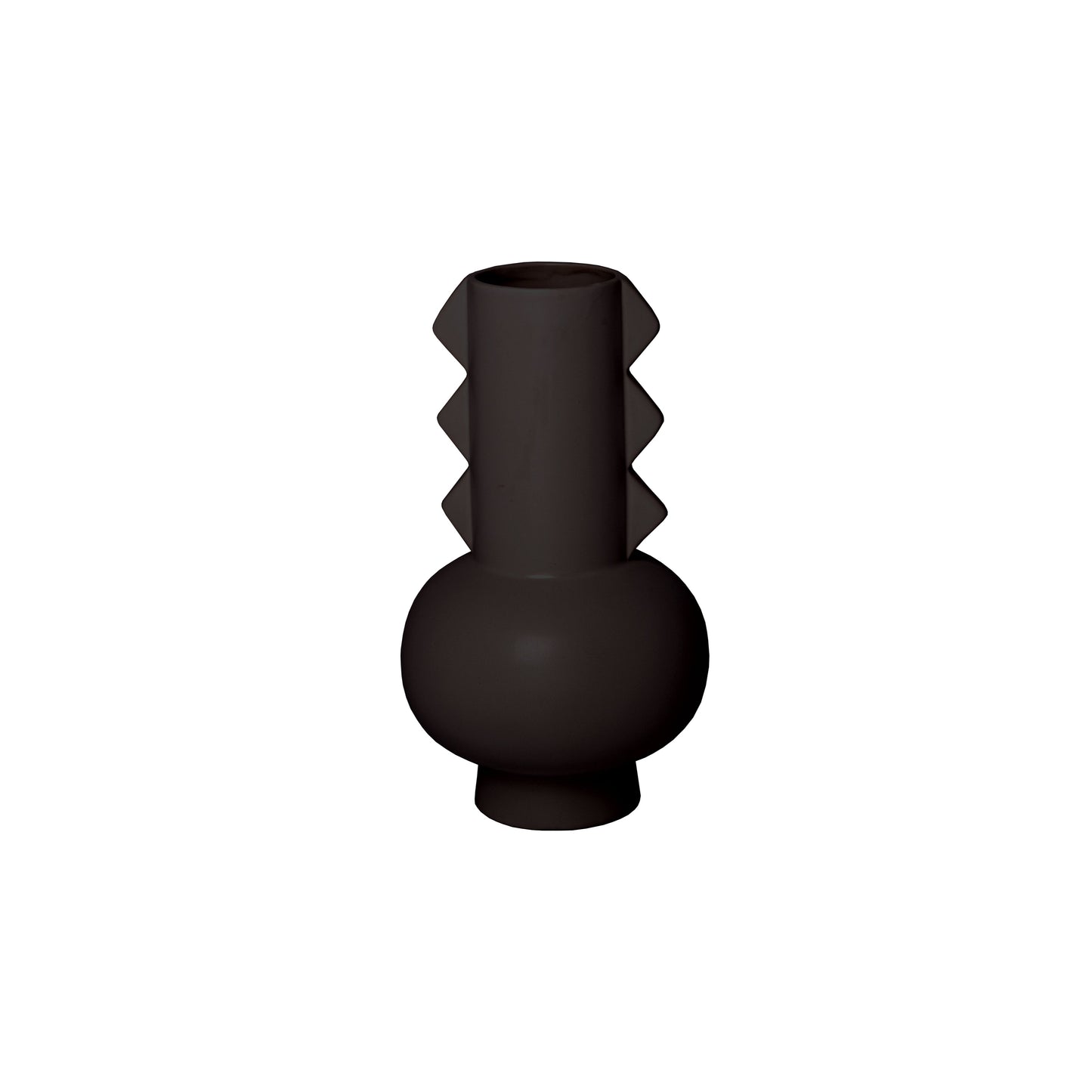 Adie Ceramic Vase with Glazed Matte Finish