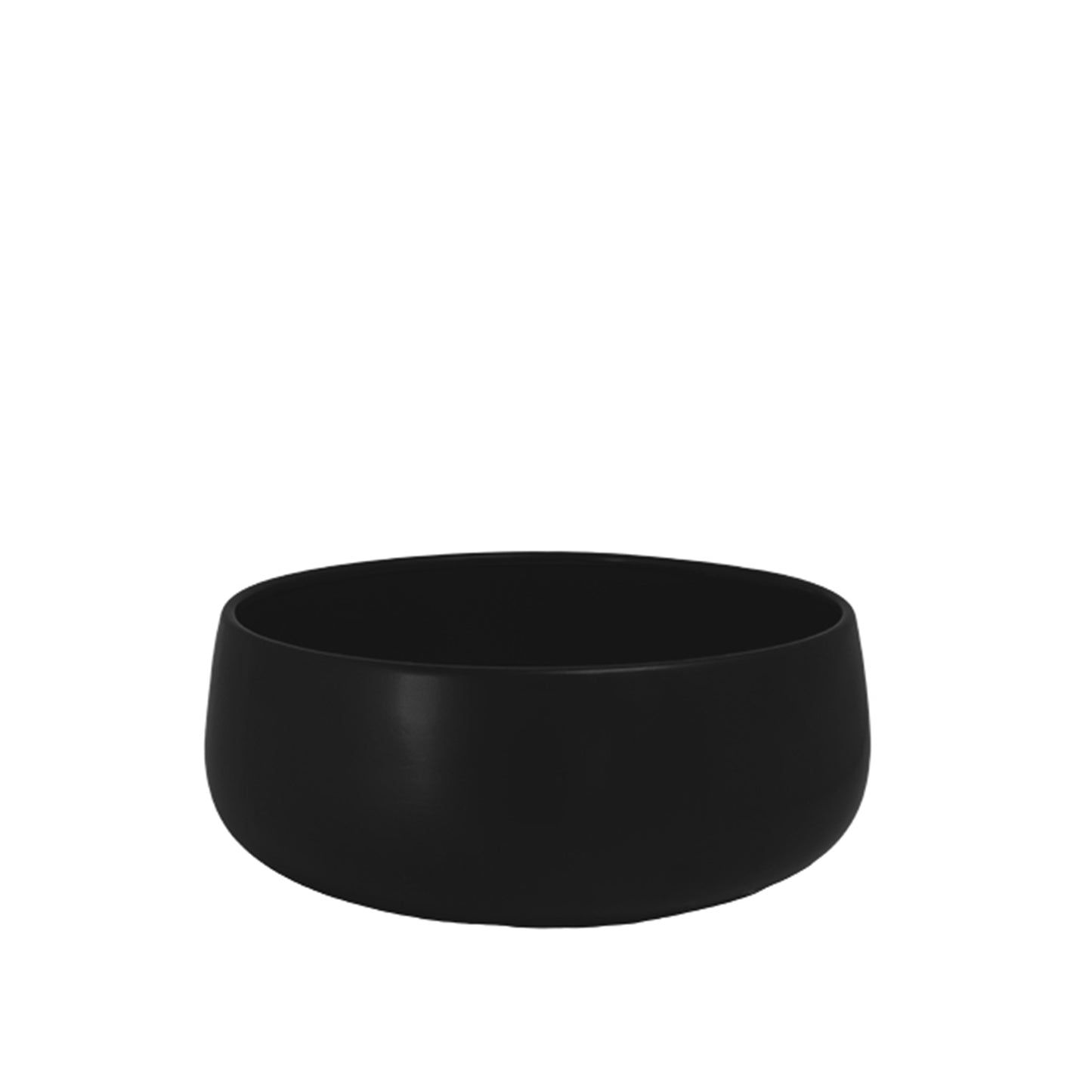 Tarnell Matte Black Dolomite Bowl