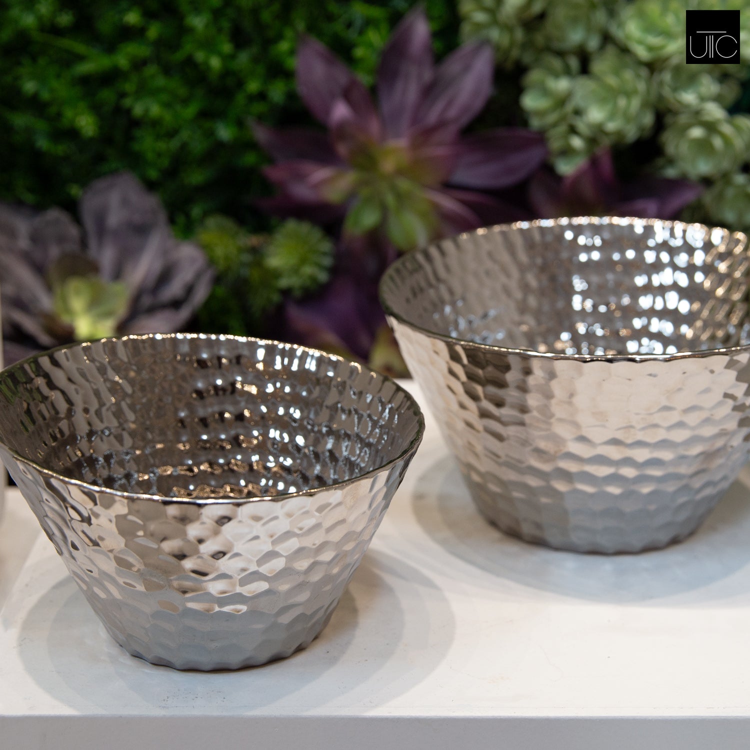 Porcelain Bowl Polished Chrome Finish-6"H