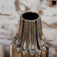 Valea Round Chrome Finish Ceramic Vase