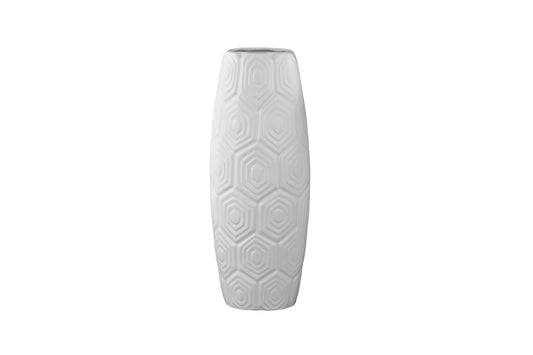 Ceramic Vase Matte Finish White