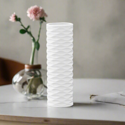 Cerava Ceramic Round Cylindrical Vase