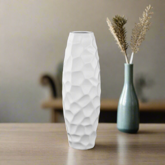 Elowen Ceramic Bellied Wave Vase