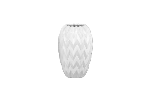 Ceramic Vase Matte Finish White