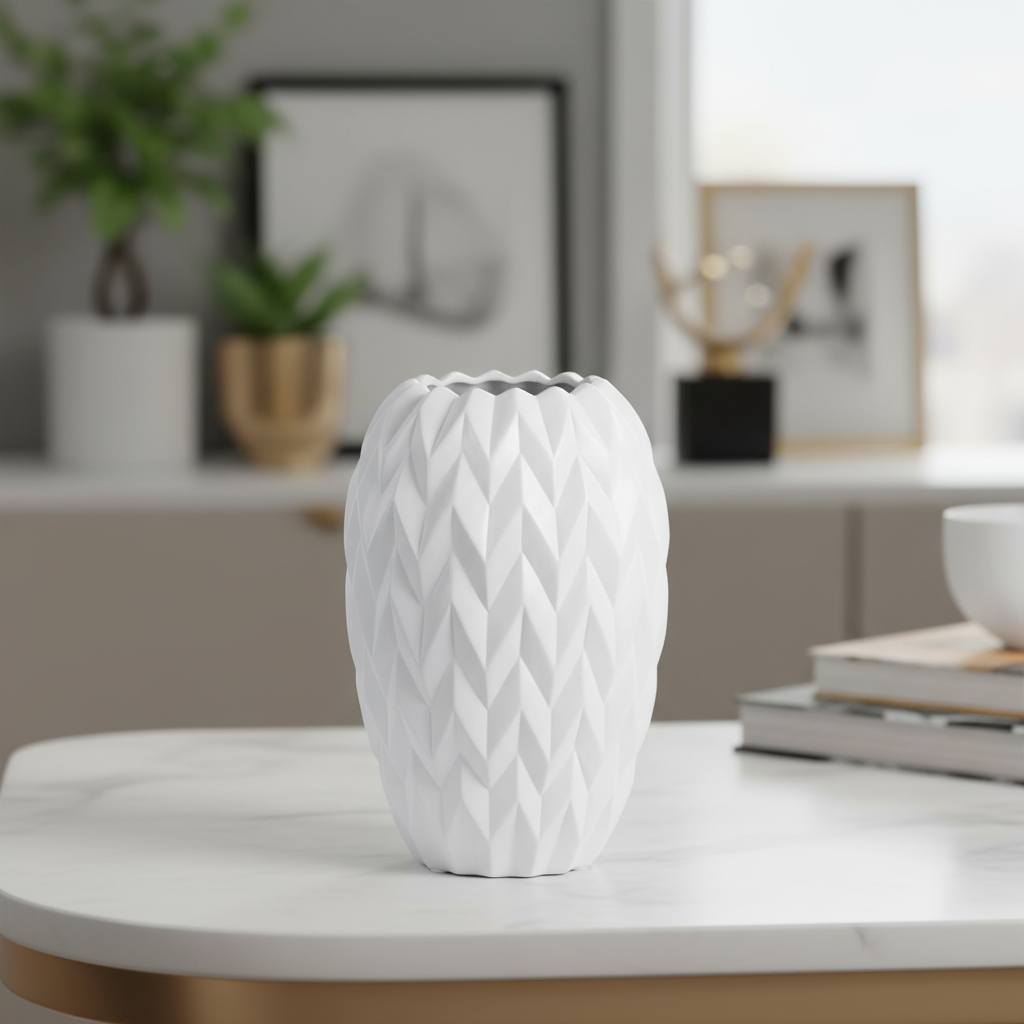 Stella Ceramic Round Vase