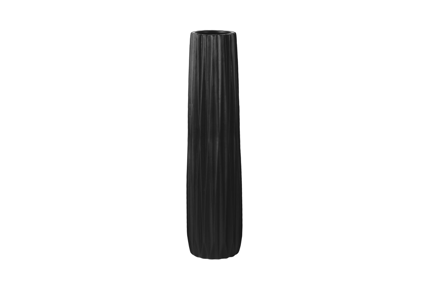 Ceramic Vase Matte Finish Black