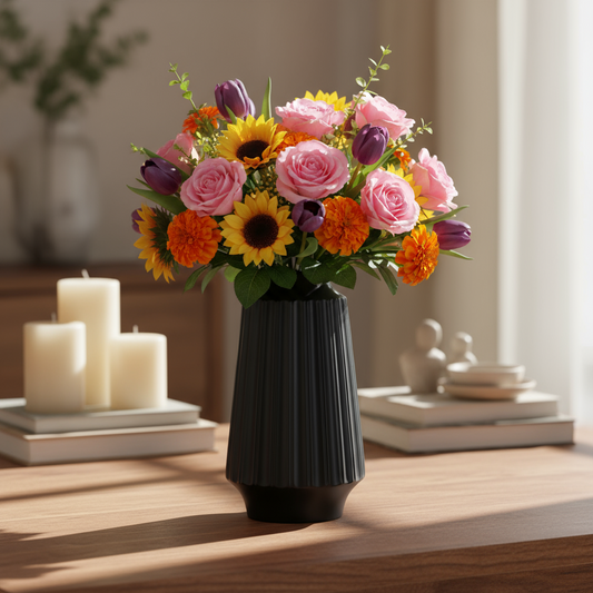 Kincade Ceramic Round Vase