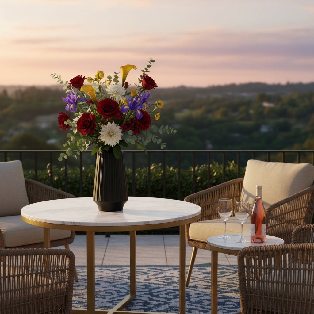 Kincade Ceramic Round Vase