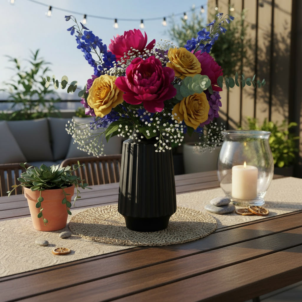 Kincade Ceramic Round Vase