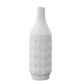Fayne Embossed Diamond Ceramic Bottle Vase