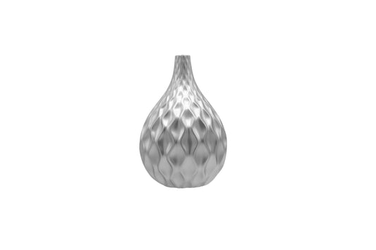 Ceramic Round Bellied Vase Matte Finish-12.25"H