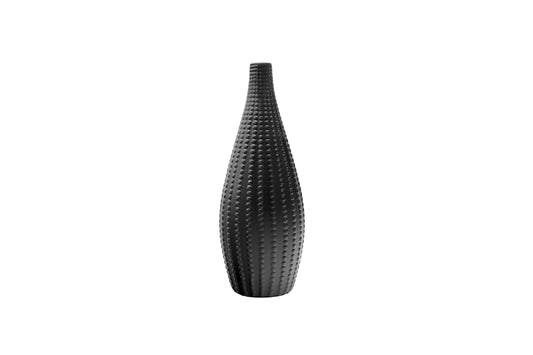 Ceramic Round Bellied Vase Matte Finish-15.75"H