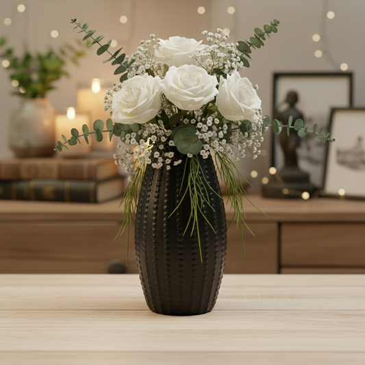 Trenleigh Ceramic Textured Tall Vases