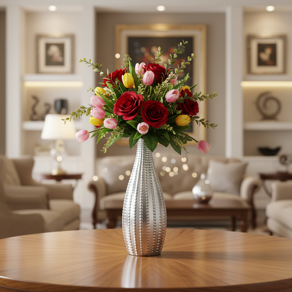 Trenleigh Ceramic Textured Tall Vases