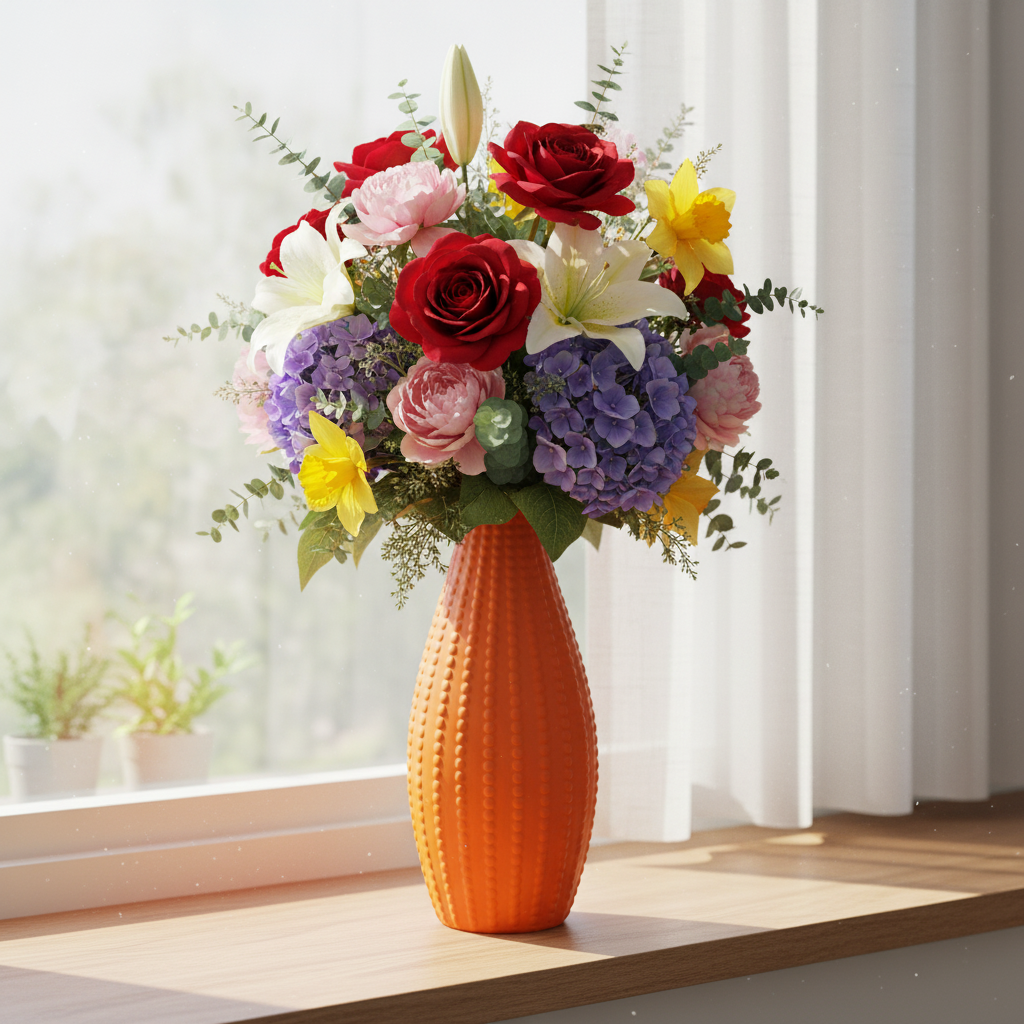 Trenleigh Ceramic Textured Tall Vases