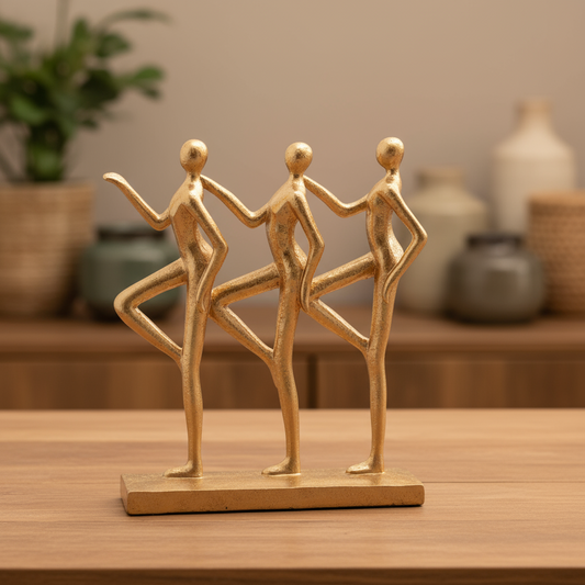 Arlowe Resin Three Ladies Figure