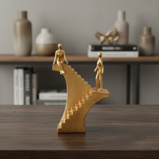 Kailin Resin Climb Stairs Figure