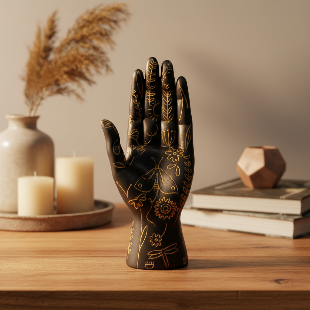 Myley Resin Hand Sculpture