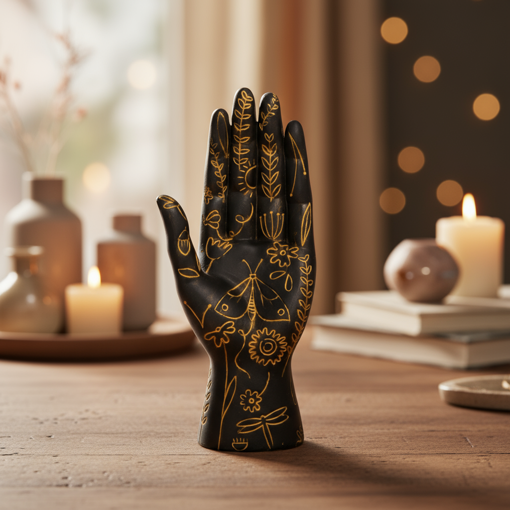 Myley Resin Hand Sculpture