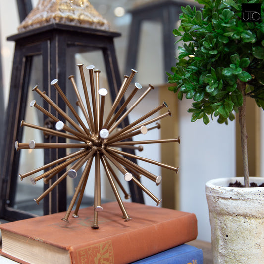 Metal Sculpture Metallic Finish