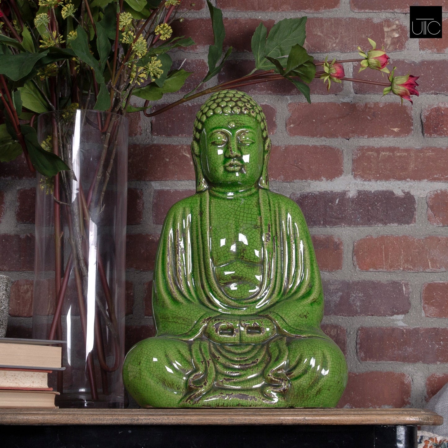 Zenithra Ceramic Buddha Figurine