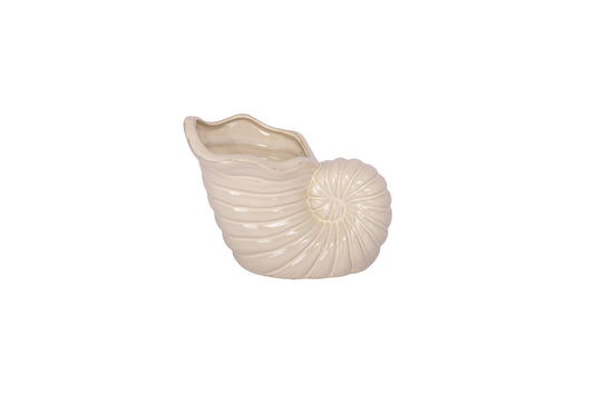 Ceramic Shell Vase -