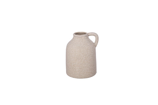 Stoneware Vase Gray-8.00"H