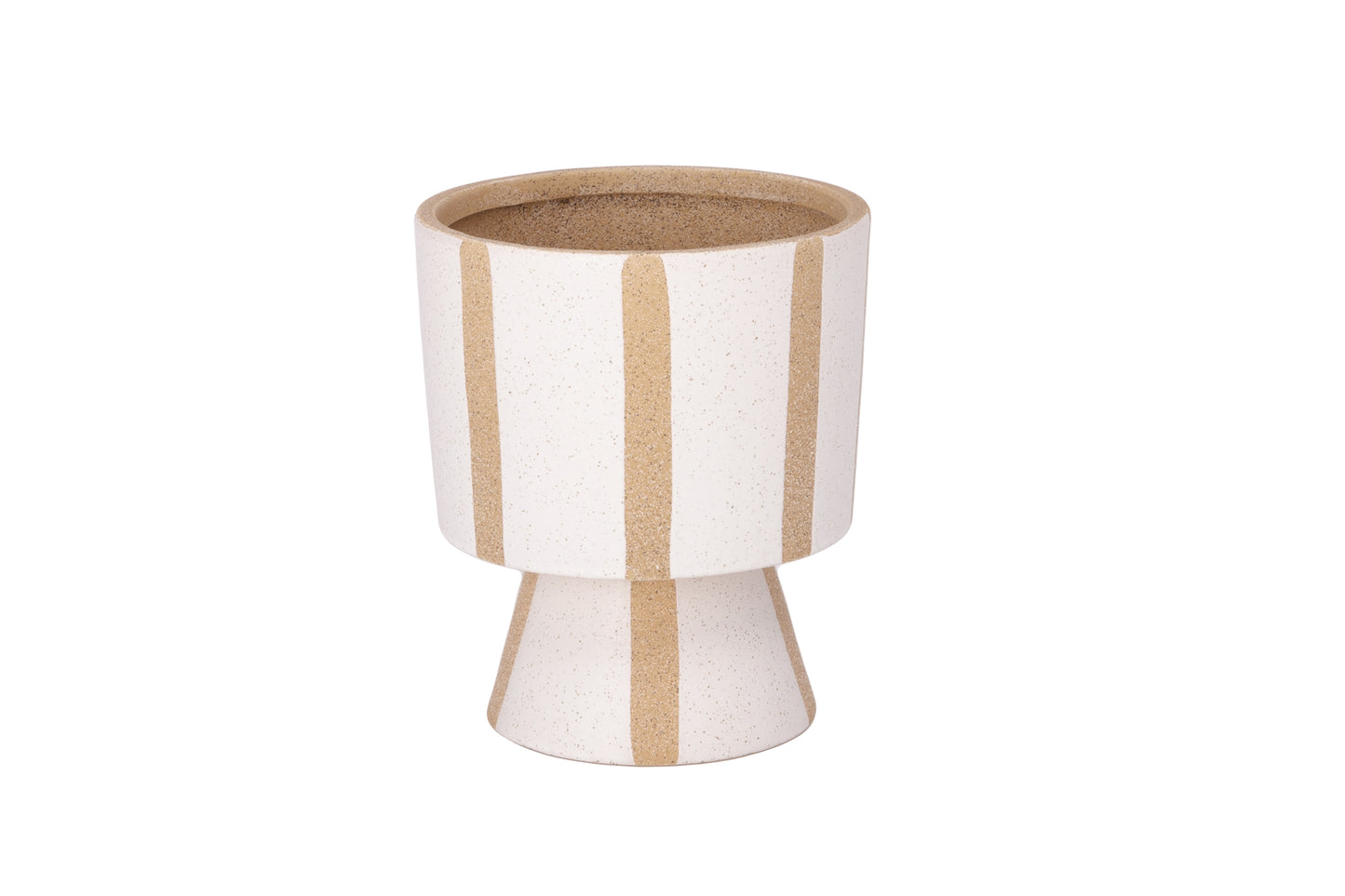 Stoneware Pot Earth Tone