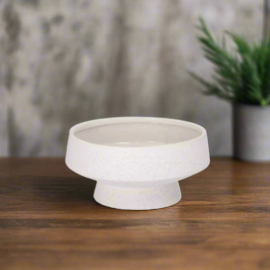 Mystique Ceramic Footed Bowl
