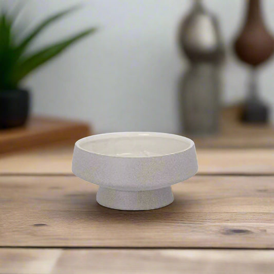 Mystique Ceramic Footed Bowl