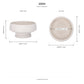 Cora Ceramic Footed Bowl