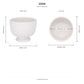 Kerry Ceramic White Pedestal Planter