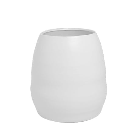 Caylen Matte White Ceramic Planter