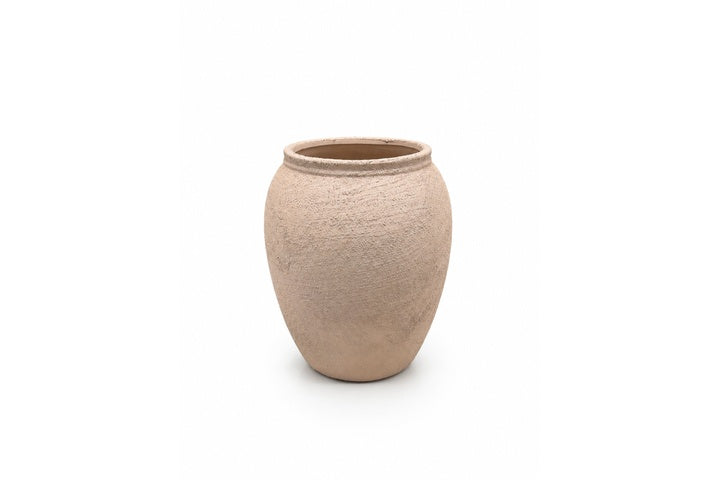 Ori Amphora-Style Textured Ceramic Vase