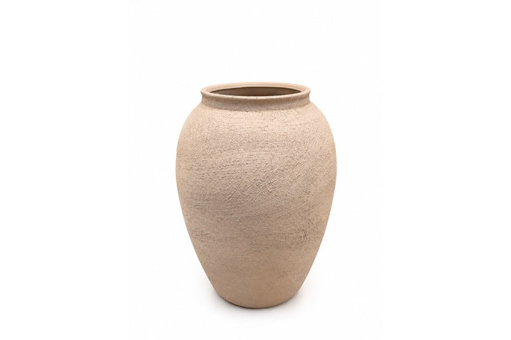 Ori Amphora-Style Textured Ceramic Vase