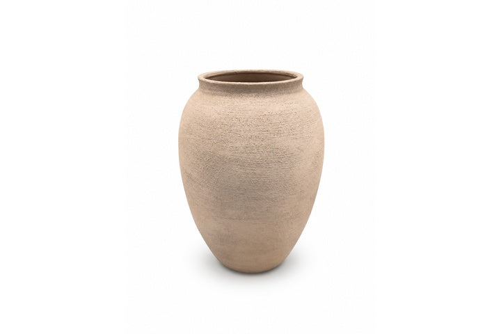 Ori Amphora-Style Textured Ceramic Vase