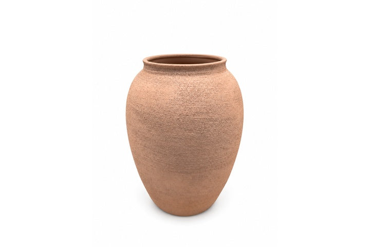 Ceramic Ovaliform Body With Tapered Top Textured