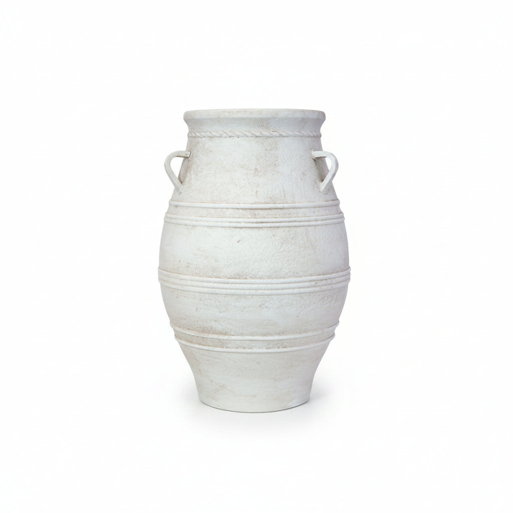 Arina Bulbous Amphora Planter with Loop Handles