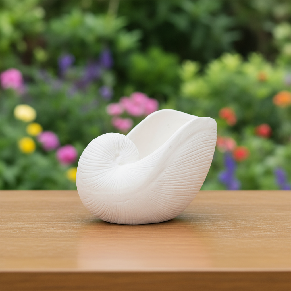 Levelle Polyresin Seashell Planter