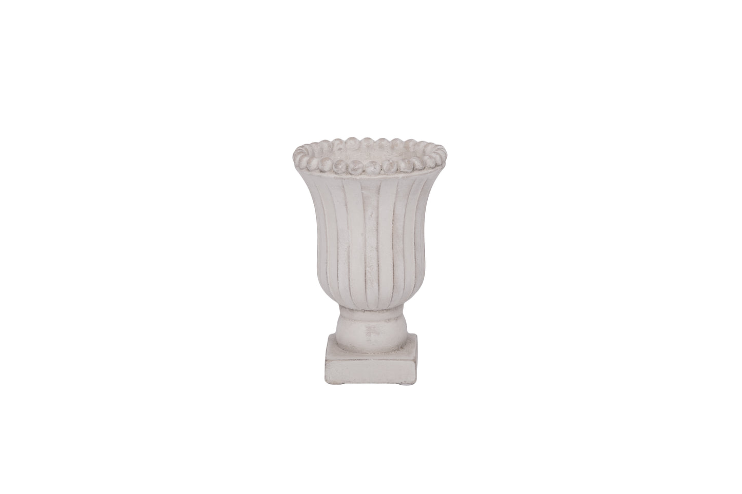 Cement Urn Planter Gray