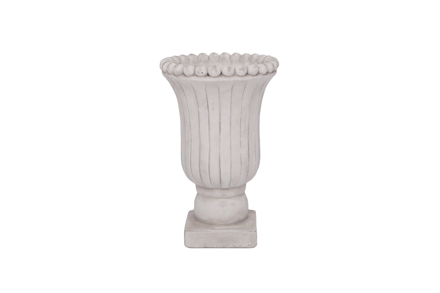 Cement Urn Planter Gray