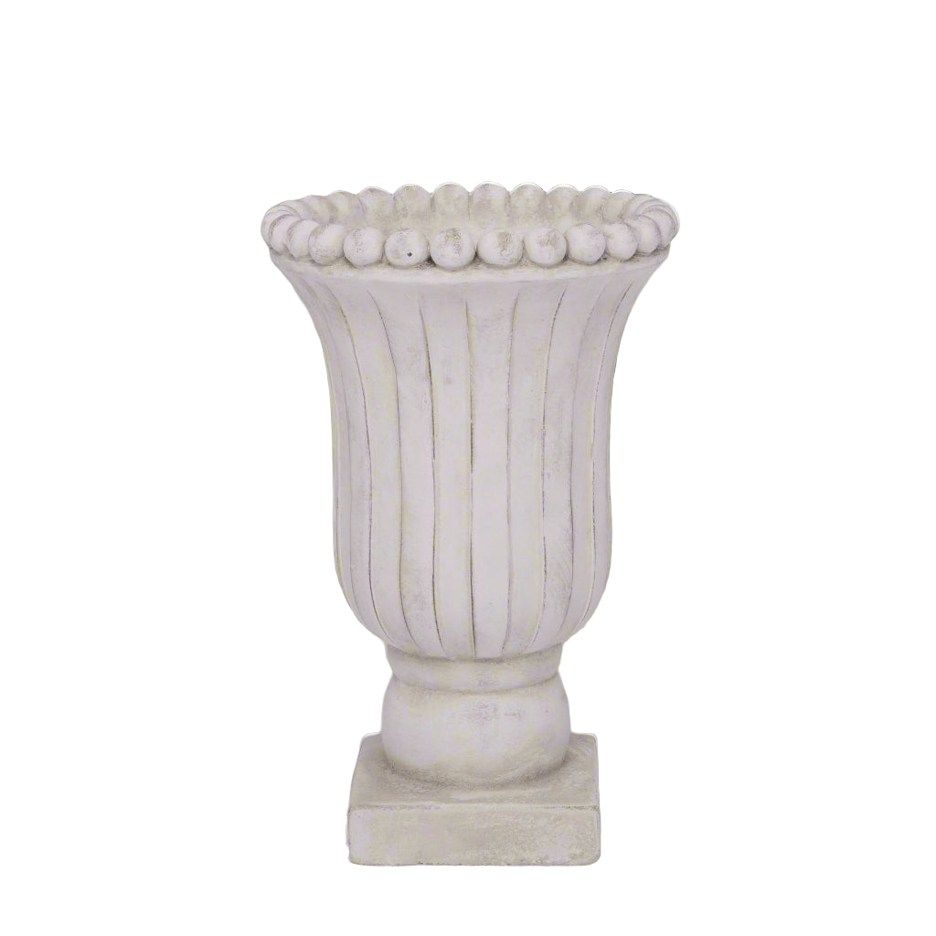 Lenora Cement Urn Planter