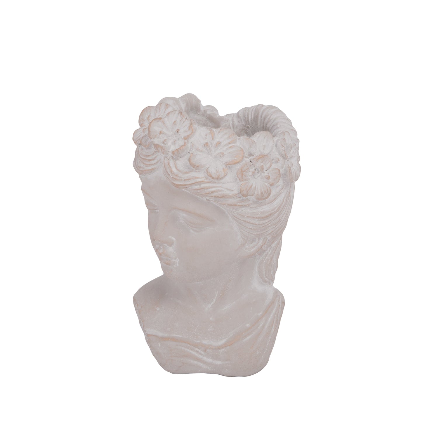 Braelyn Cement Lady Pot
