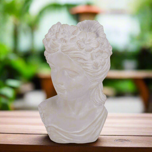 Braelyn Cement Lady Pot